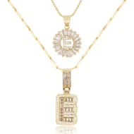 🎁New Year Sale 50% OFF💖2 Pack - Initial Letter Pendant Necklaces - Image 5