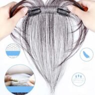 Lightweight Clip-on Extensions Invisible Topper Wig - Image 3