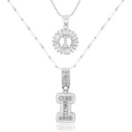 🎁New Year Sale 50% OFF💖2 Pack - Initial Letter Pendant Necklaces - Image 12