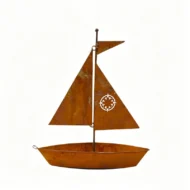 ⛵ 50% OFF NOW! 🌱 Rustic Sailboat Metal Planter – Handcrafted, weather-resistant & perfect for succulents, herbs or flowers – charming garden or shelf decor 🏡 - Image 9