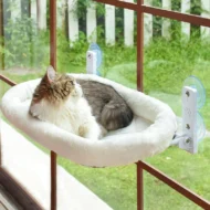 Foldable Cat Window Hammock with Suction Cups - Image 7