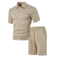 💞50K+ SOLD!💥🩳Men's Diamond Print 2-Piece Set – Ready in seconds! Soft, breathable top with easy shorts. No fuss, just style. Perfect for garden BBQs or coffee dates. - Image 18
