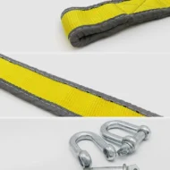 8-Ton Tow Rope with U-Shackle Hooks - Image 5