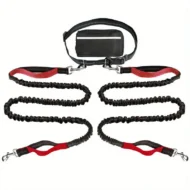 Adjustable Hands-Free Dog Lead with Waist Bag - Image 16