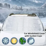 Car Windshield Cover with Suction Cups