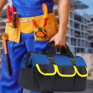 Heavy Duty Tool Bag with Shoulder Strap - Image 3