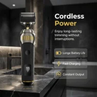 ⏳LIMITED TIME: 50% OFF! 🏆Luxe 3-in-1 Professional Men’s Grooming Set – T-Blade Trimmer, Foil Shaver & Nose Trimmer – With LED Display & USB Rechargeable - Image 4