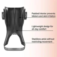 Adjustable Foot Drop Brace with Inflatable Liner - Image 4