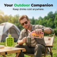 ❄️2-in-1 Ice Cube Maker Water Bottle Built-In Ice Tray, Food-Grade Silicone, Bpa-Free. Make Ice & Store Water In One Bottle – Ideal For Gym, Office & Travel! 🏋️‍♂️💼✈️ - Image 6