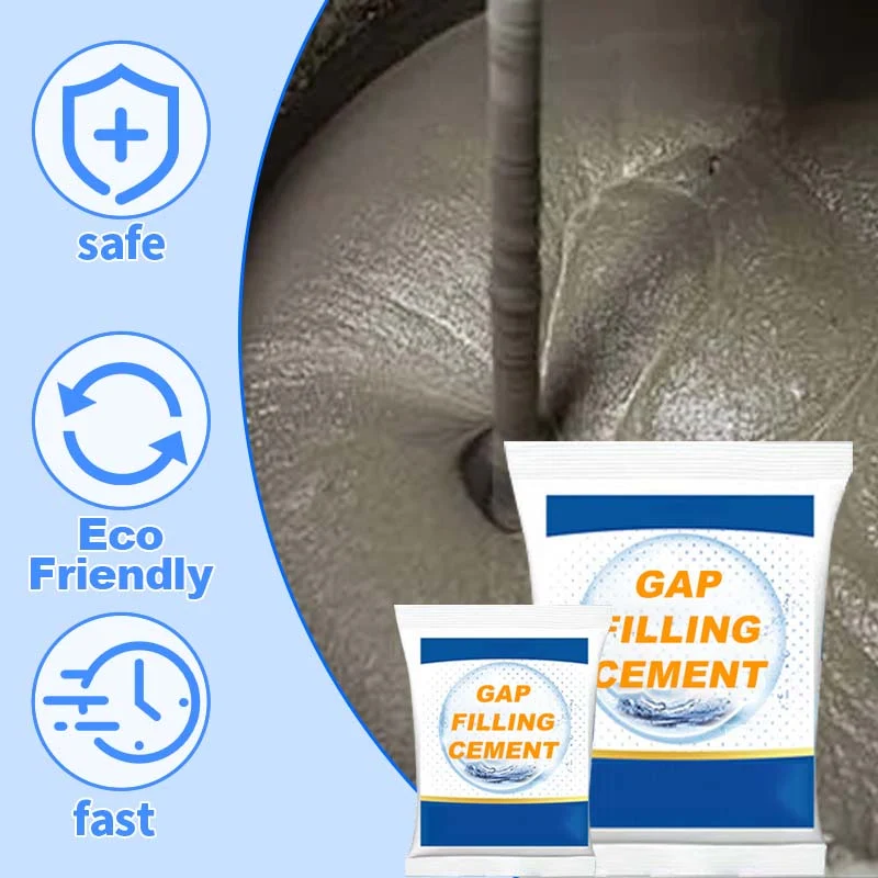 Quick-Dry Cement for Gap Filling and Leak Sealing