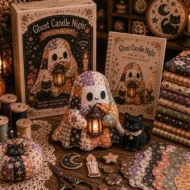 🎁Little Ghost's Cozy Halloween DIY Patchwork Kit - Image 14