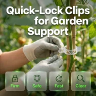 🧷 51% OFF NOW ! ⚡ 100 PCS Quick-Lock Plant Support Clips – Sturdy Support, Easy Install & Reusable Design 🌱