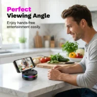 Portable Bluetooth Speaker with RGB Lights & Phone Stand - Image 8