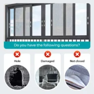🔥 Self-Adhesive DIY Window Screen Repair Tape – Quick Fix for Holes & Tears, Easy No-Tool Repair ✨🛠️ - Image 2