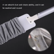 Multifunction Retractable Microfiber Dust Brush Gap Mop - Image 11
