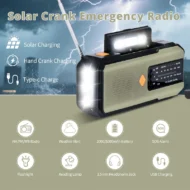 Solar Hand-Crank Emergency Weather Radio - Image 4