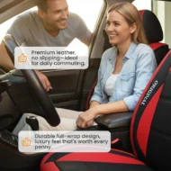 All-Season Full-Coverage Leather Car Seat Cover - Image 7