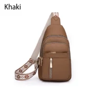 Women's Vintage PU Leather Chest Bag - Image 6