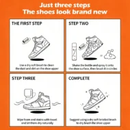 Waterless White Shoe Foam Cleaner for Sneakers - Image 4