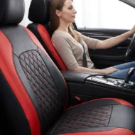 🎁🚗9-Piece Universal Fit Leather Car Seat Cover Set - Image 4
