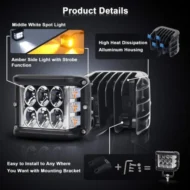Car Dual Sides LED Dual Color Light - Image 7