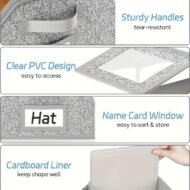 🧢 50% OFF NOW! 🎉 Stackable Baseball Cap Boxes – Space-saving & dustproof – Clear view, perfect for organizing hats in closets or shelves – sturdy and stackable 📦 - Image 3