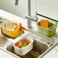 2-in-1 Hanging Sink Strainer Basket - Image 3
