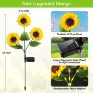 🌻46% OFF FLASH SALE ! Sunflower Solar Lights – Glowing Decor for Garden ✨🌿【Hurry Up】 - Image 13