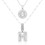 🎁New Year Sale 50% OFF💖2 Pack - Initial Letter Pendant Necklaces - Image 10