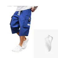 ⏳LAST DAY SALE 60% OFF !!📢Men's Casual Drawstring Capri Cargo Pants - Image 19