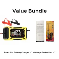 12V 6A Smart Car Battery Charger with Pulse Repair - Image 17