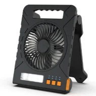 Dual-Power Outdoor Fan with Solar Panel and Light - Image 9