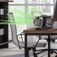 🔥Hot Sale 50% 0FF✈️Modern Portable Dual-Head Desktop Fan🌀 - Image 2