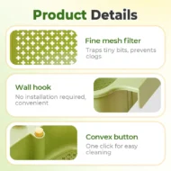 2-in-1 Hanging Sink Strainer Basket - Image 11