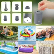 🏕️ Rechargeable Camping Air Pump – LED Light, Fast Inflation, Compact – Cash on Delivery 🔋 - Image 10