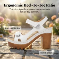 Women's Summer Platform One-Strap Sandals - Image 4