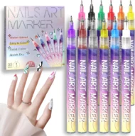 🎁Hot Sale 50% OFF⏳🎨12 Colors Nail Art Pens Set - Image 6