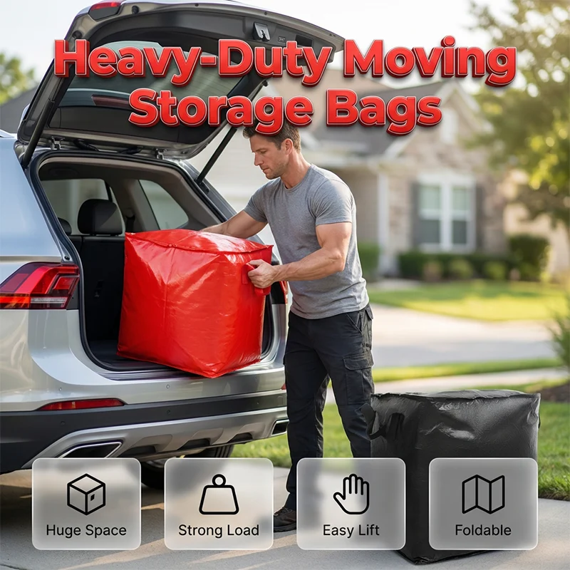 📦 50% OFF NOW! 🧳 Collapsible Storage and Moving Bag – Heavy-Duty, Large Capacity & Perfect for Organizing and Travel ✈️