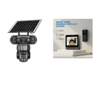 6K 9MP Outdoor Wi-Fi Security Camera | 10x Zoom, 3 Lenses, 360° PTZ | IP66 Waterproof, Color Night Vision, Two-Way Audio, Motion Tracking - Image 10