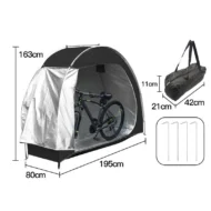 Multi-Purpose Portable Outdoor Storage Shed for Bikes - Image 3