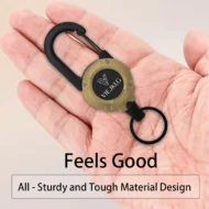 🏆Buy More Save More🎁3 In 1 New Multifunctional Retractable Pull Reel Carabiner Keychain - Image 7