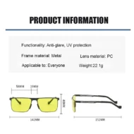 💥Last Day Sale 49%💥Day And Night Photochromic Driving Night Vision Goggles - Image 8
