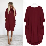 🔥Autumn Sale 49% OFF - Long Sleeve Casual Loose Pocket Dress🎁Buy 3 Pay 2 - Image 11