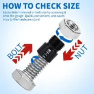 📢📢60%  OFF !! ⏰Nut & Bolt Thread Checker Kit for Inspection of Fixed Bolts or Threaded Holes - Image 7