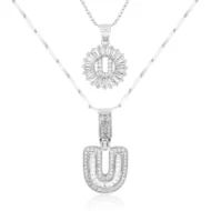 🎁New Year Sale 50% OFF💖2 Pack - Initial Letter Pendant Necklaces - Image 31