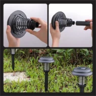 ☀️Solar Mosquito Zapper Light ✨– Outdoor Garden Stake Lamp, UV Insect Killer & Solar Pathway Light🦟🚫 - Image 9