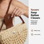 Woven Crossbody Bag for Women - Image 3
