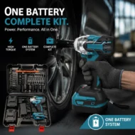 High Torque Lithium Battery Impact Wrench