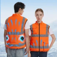 Summer Cooling Work Jacket with Reflective Strips – Sun Protection & Ventilated Safety Gear - Image 5