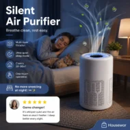 🥳2026 HOT SALE🥳💞50K+ SOLD!💐🔇 50% OFF! Silent Air Purifier – Multi‑layer filtration, ultra‑quiet sleep mode. Covers 30‑50m², one‑touch operation. Breathe clean, rest easy. No more sneezing at night! 🛌✨ - Image 5